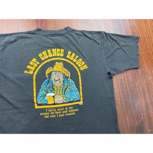 Vintage Last Chance Saloon shirt Vintage Bike week